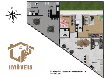 Apartamento para Venda, em Sarandi, bairro Jardim Aurora II, 2 dormit�rios, 3 banheiros, 1 su�te, 2 vagas